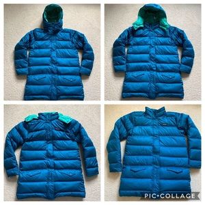 Patagonia Down Coat Blue Size XXL 16 18 Girl